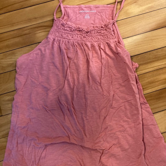 American Eagle Mauve pink ruffle tank - Picture 2 of 5